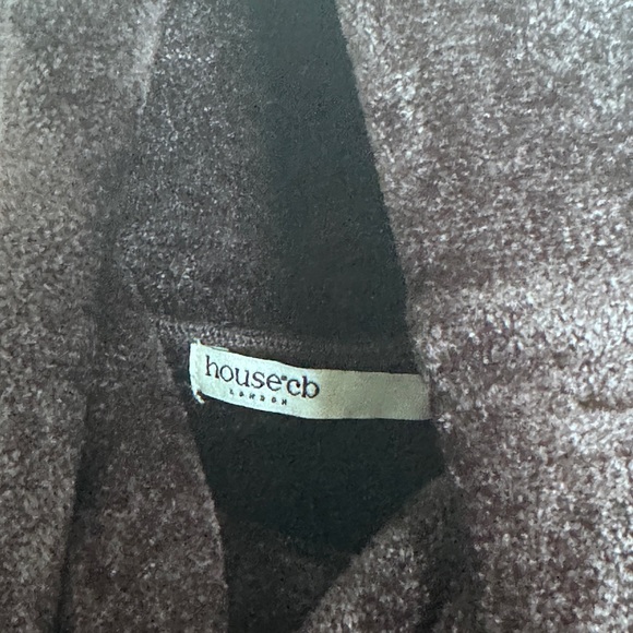 House of CB TAYA Long Sleeve, Short Dress in dark grey - Picture 5 of 7